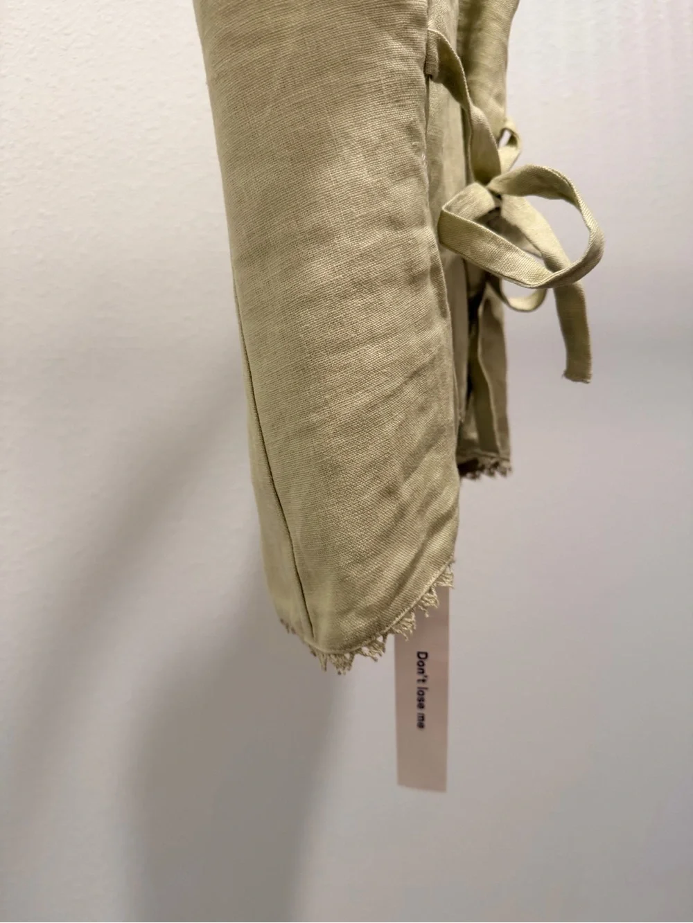 Reformation Pistachio Linen Button-Front Top - Picture 6 of 8